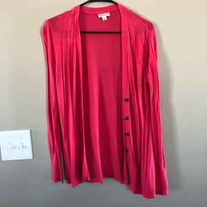 Hot Pink button cardigan from Target